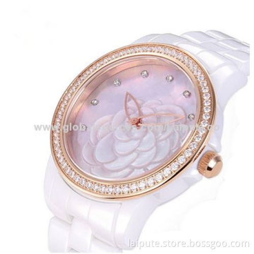 Fashionable Ceramic Watches, Import Movement, Various Colors Available